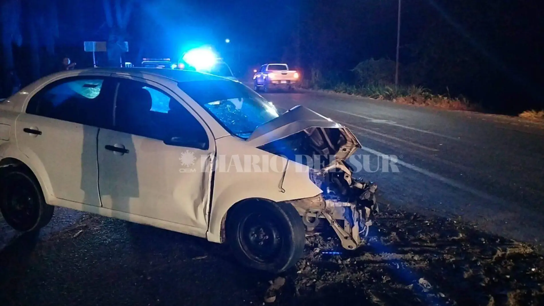 auto chocado en mazatán